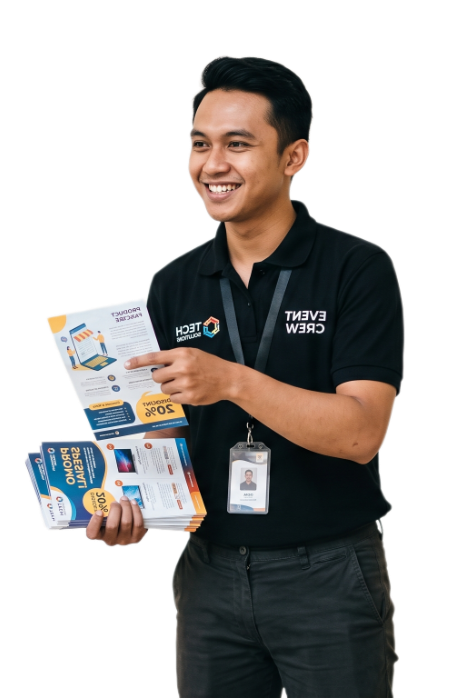 Ilustrasi SPG Event Profesional Allpedia